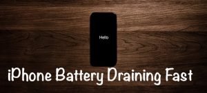 fix iphone battery draining fast