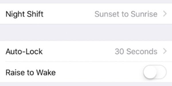 raise to wake when iphone runs out of battery