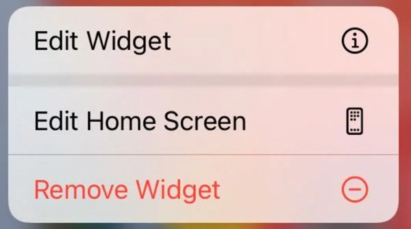 remove widget to fix iphone battery draining fast