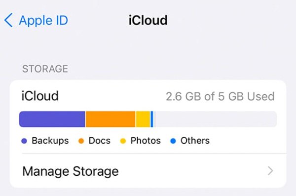 icloud storage