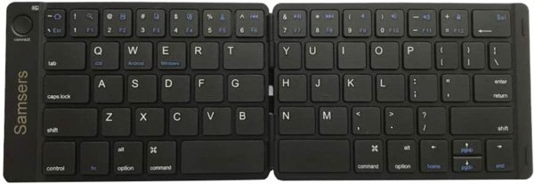 samsers foldable bluetooth keyboard