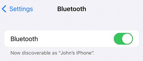 turn off bluetooth