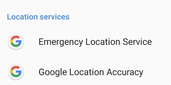 turn off location services on android